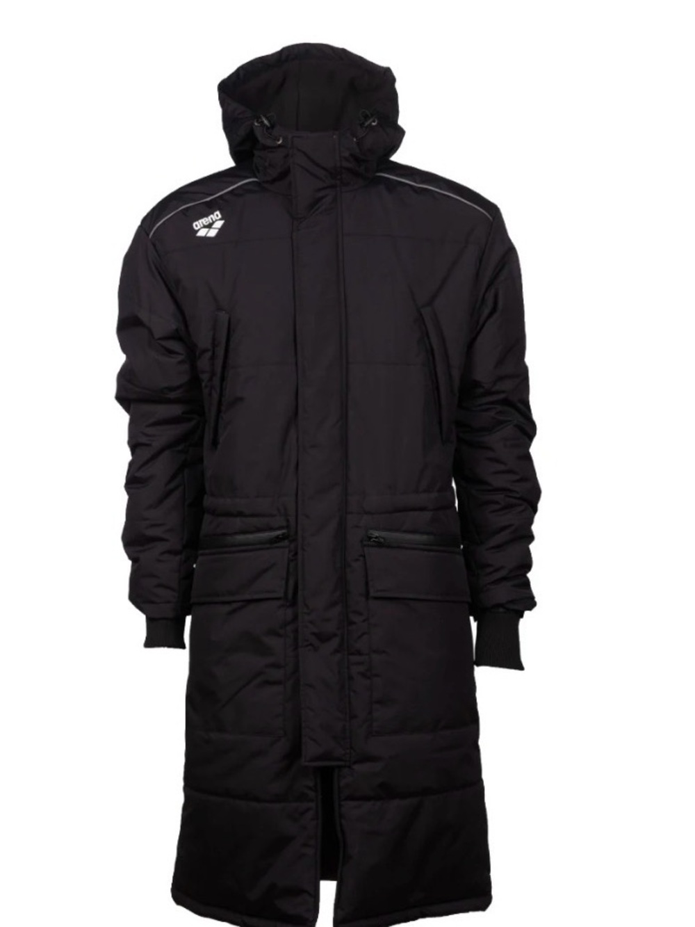 ARENA Unisex Team Solid Parka size XS $230 black